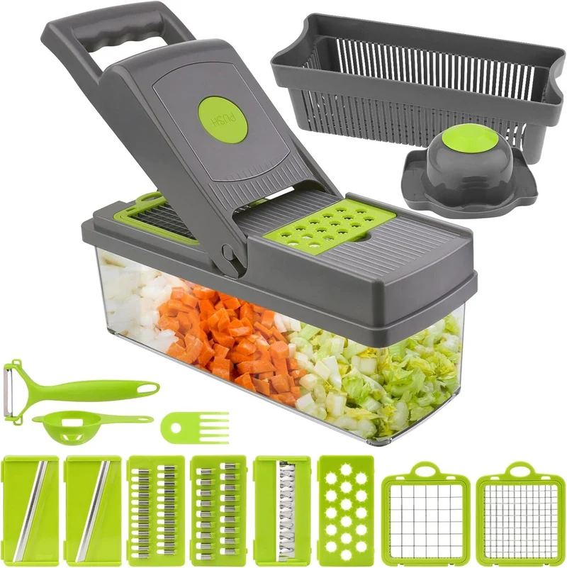 Affetta Verdure Multifunzione 8 in 1 – Acquista Online da SOLO PER TE ITALIA