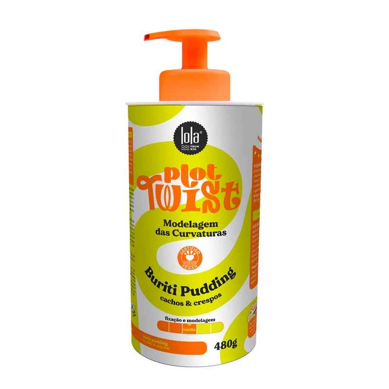 Lola From Rio Plot Twist Modelagem Das Curvaturas Buriti Pudding 480gr - crema definizione ricci