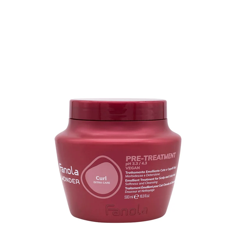 Fanola Wonder Curl Pre-Treatment 500ml - trattamento emolliente cute
