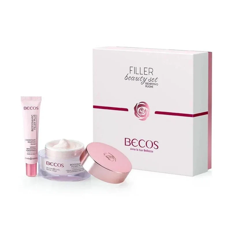 Becos Biodynamic Filler Plus Crema Rimpolpante Concentrato Riempitivo Rughe Kit