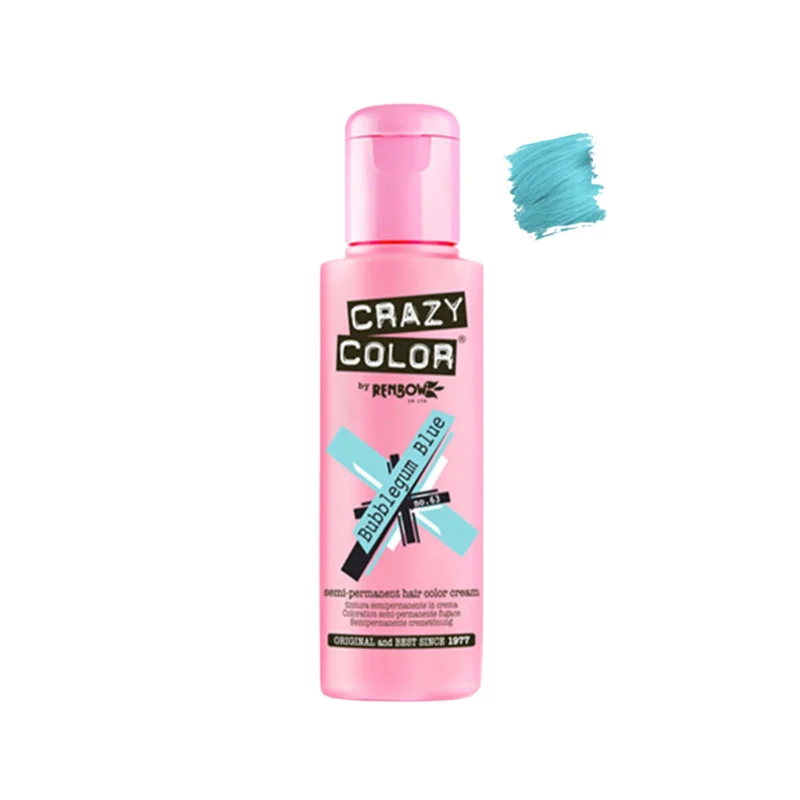 Crazy color Semipermanente n.63 - Bubblegum blue