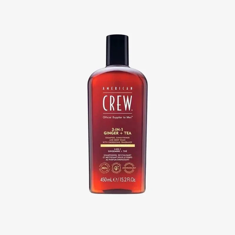 American Crew Shampoo doccia 3 in 1 Ginger + Tea 450ml