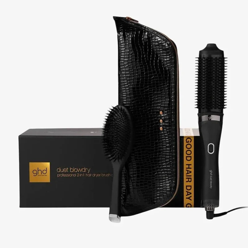 GHD Duet Blowdry + Oval Dressing Brush - set regalo spazzola asciugacapelli e spazzola