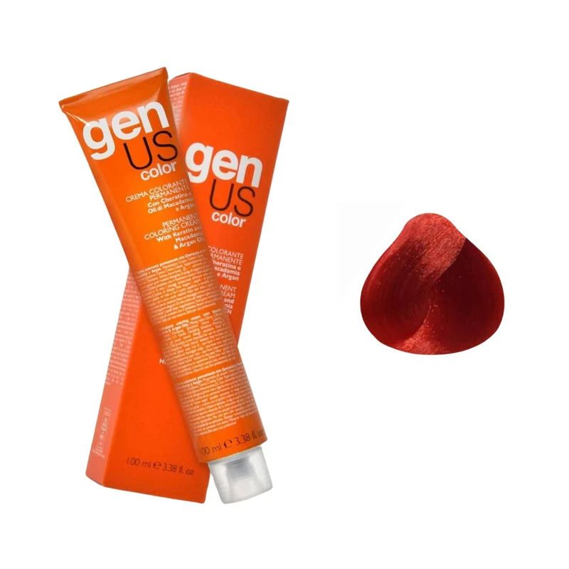 GenUs Color Rosso - Crema Colorante Permanente - 100ml