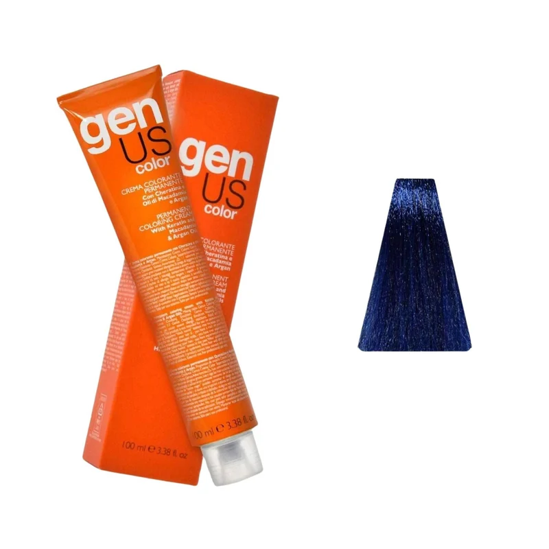 GenUs Color Blu - Crema Colorante Permanente - 100ml