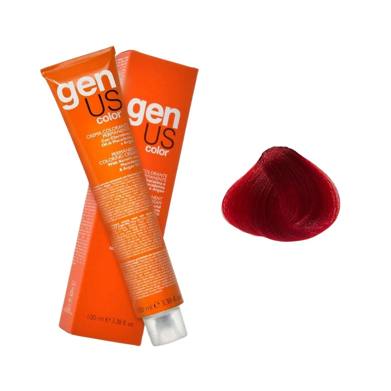 GenUs Color R.66 Red Booster - Crema Colorante Permanente - 100ml