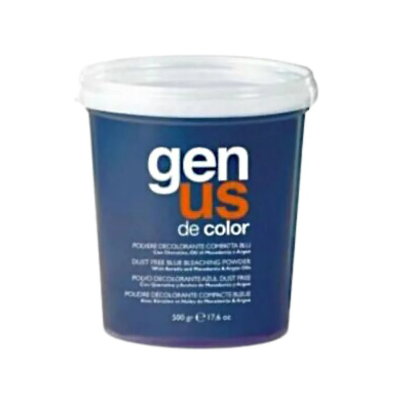 GenUs Polvere Decolorante Blu Compatta - 500gr