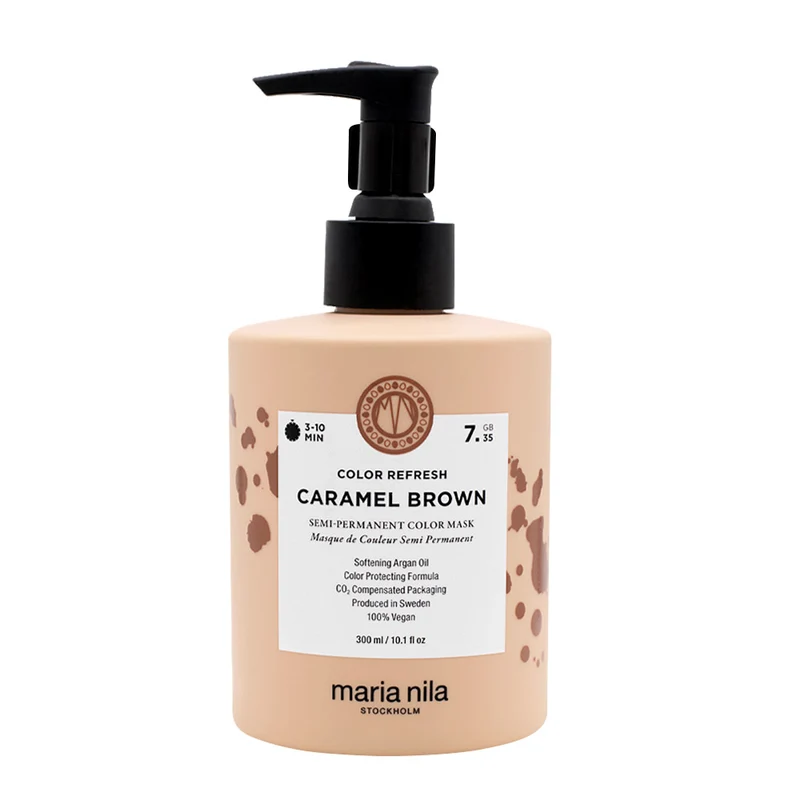 Maria Nila Colour Refresh Caramel Brown 300ml - maschera colorata