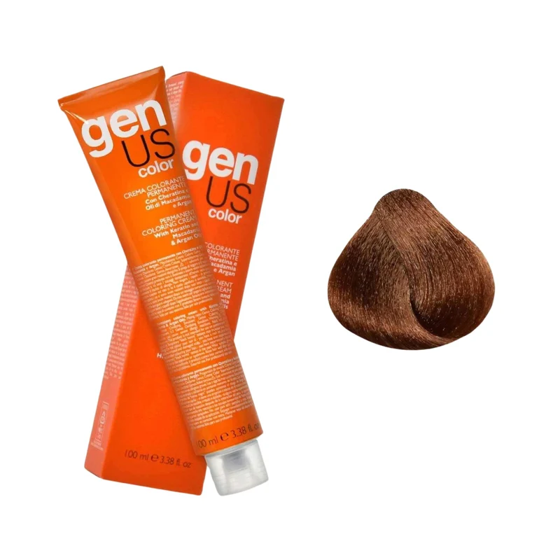 GenUs Color 8.3 Biondo Chiaro Dorato - Crema Colorante Permanente - 100ml