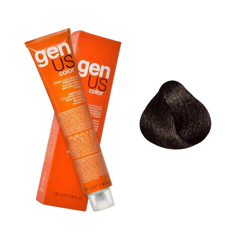 GenUs Color 6.29 Biondo Scuro Caffè - Crema Colorante Permanente - 100ml
