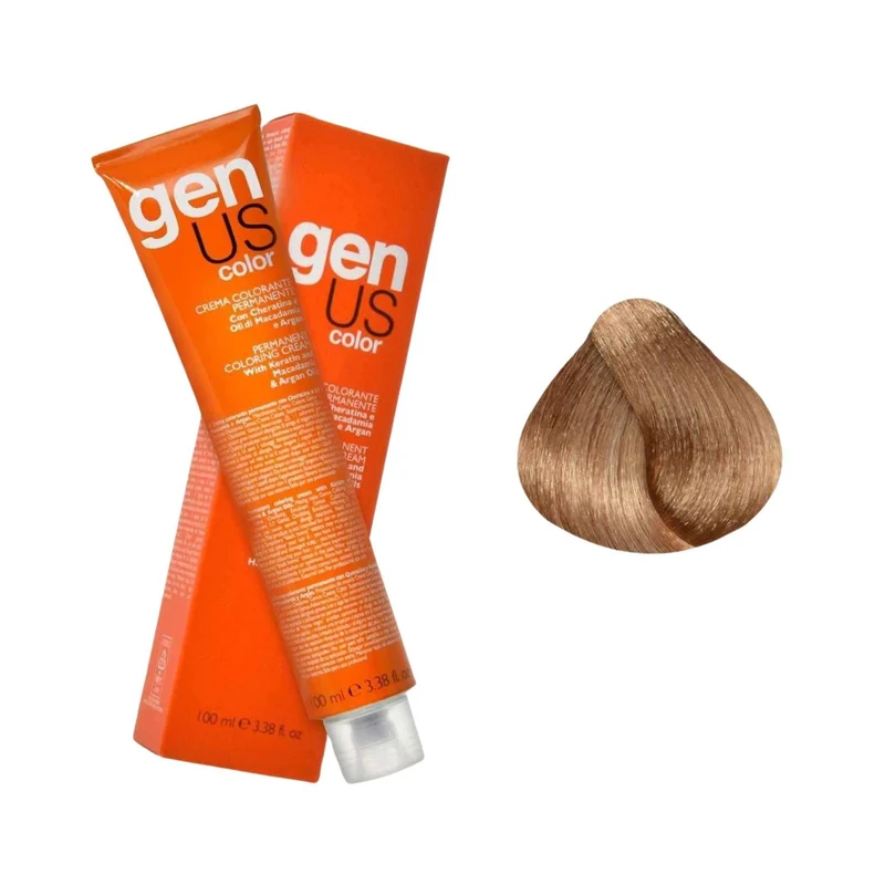 GenUs Color 10.003 Biondo Platino Naturale Caldo - Crema Colorante Permanente - 100ml