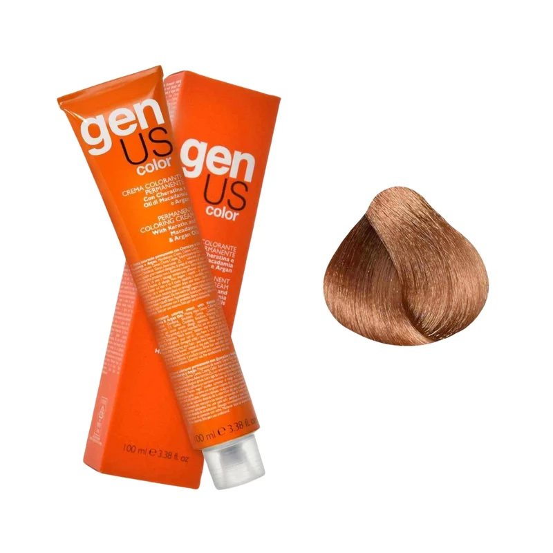GenUs Color 9.003 Biondo Chiarissimo Naturale Caldo - Crema Colorante Permanente - 100ml
