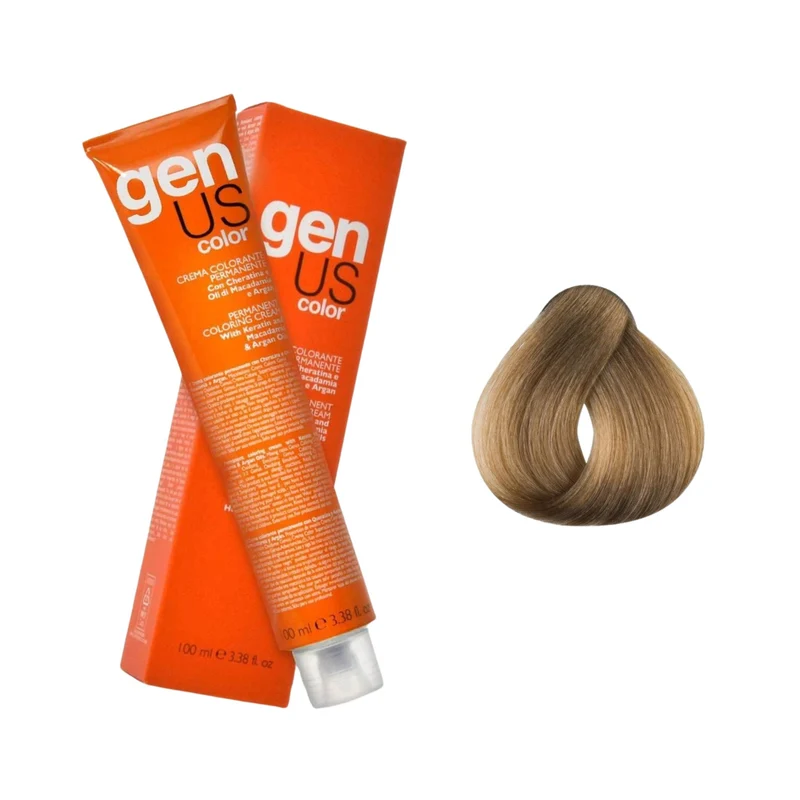 GenUs Color 8.0 Biondo Chiaro - Crema Colorante Permanente - 100ml