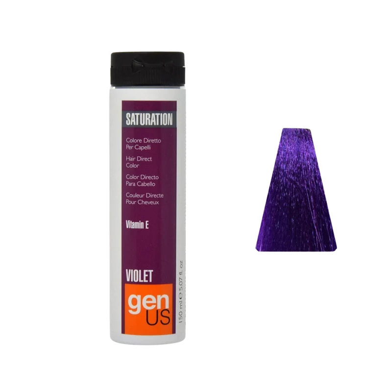 GenUs Saturation Violet Colore Diretto per Capelli in Gel - 150ml