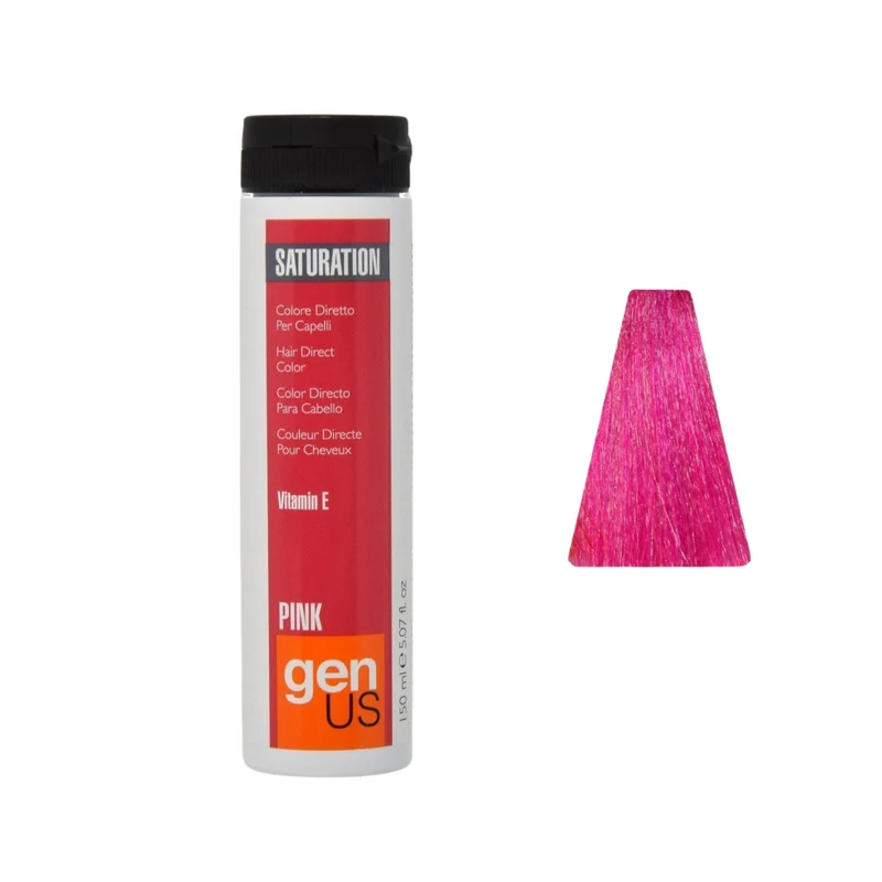 GenUs Saturation Pink Colore Diretto per Capelli in Gel - 150ml