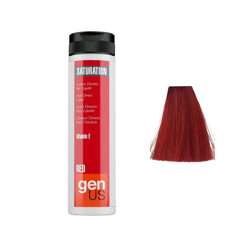 GenUs Saturation Red Colore Diretto per Capelli in Gel - 150ml