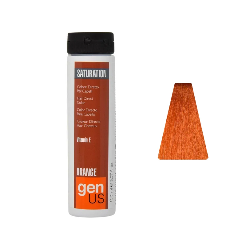 GenUs Saturation Orange Colore Diretto per Capelli in Gel - 150ml