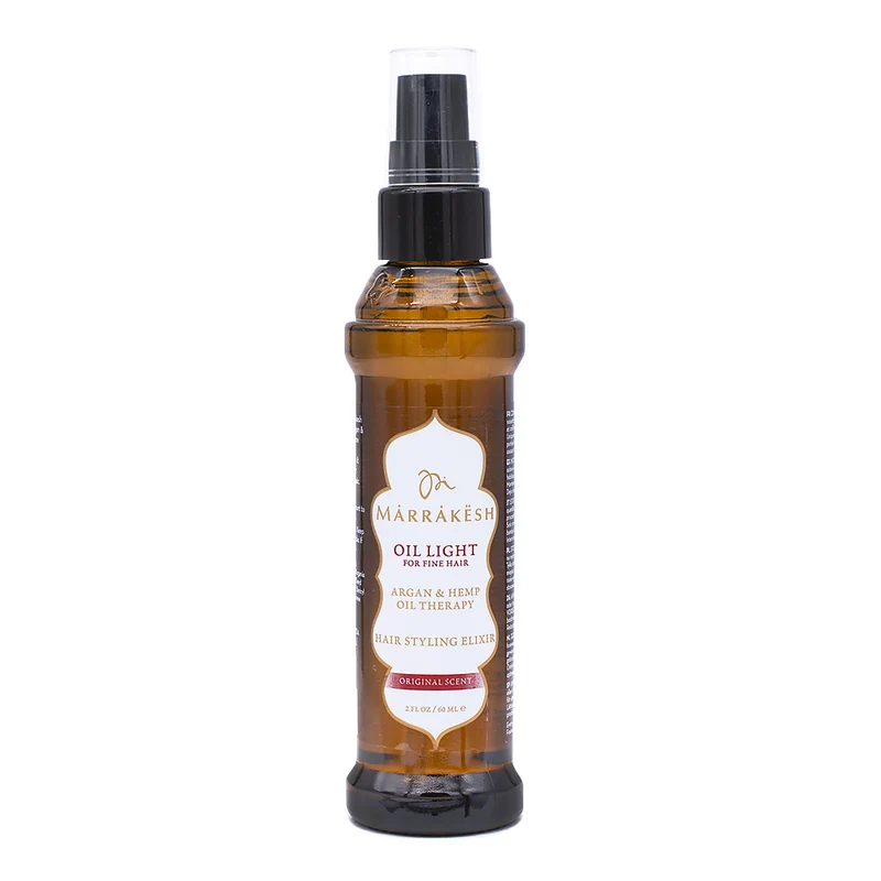 Marrakesh Oil Light Hair styling elixir 60ml - olio idratante leggero per capelli fini