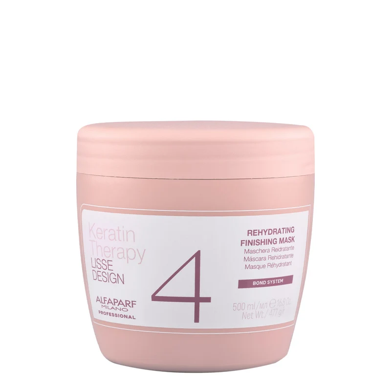 Alfaparf Milano Keratin Therapy Lisse Design Rehydrating Finish Mask 500gr - maschera trattamento lisciante