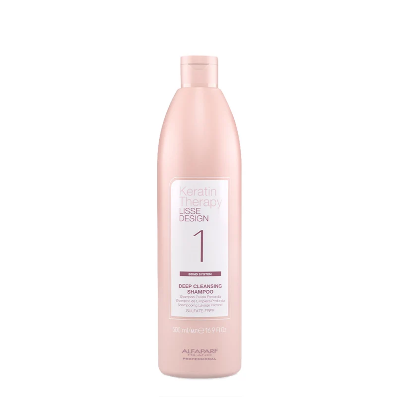 Alfaparf Milano Keratin Therapy Lisse Design Deep Cleasing Shampoo 500ml - shampoo lisciante