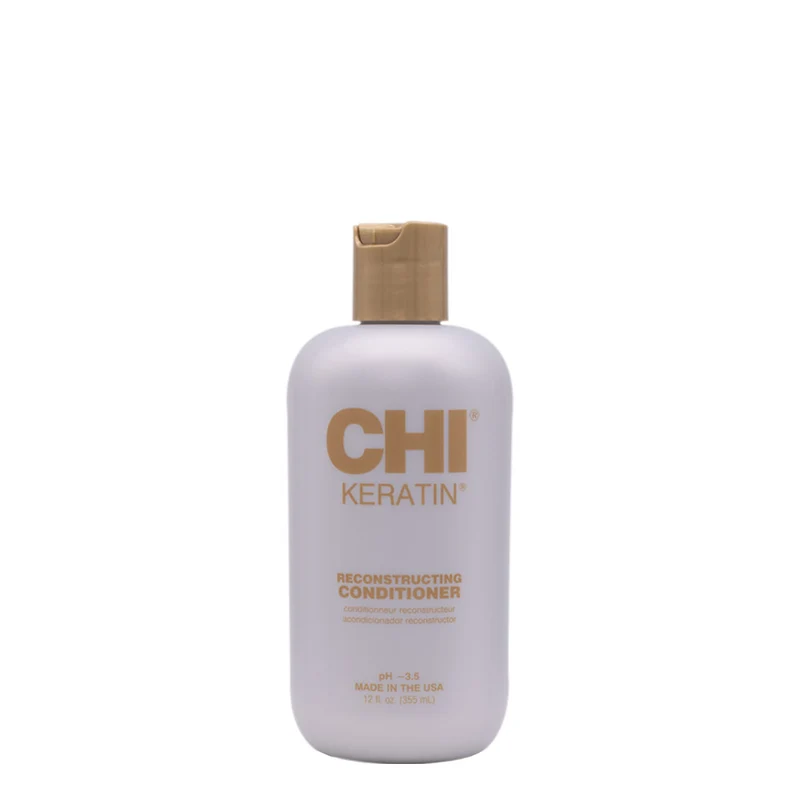 CHI Keratin Conditioner 355ml - balsamo ristrutturante antricrespo capelli danneggiati