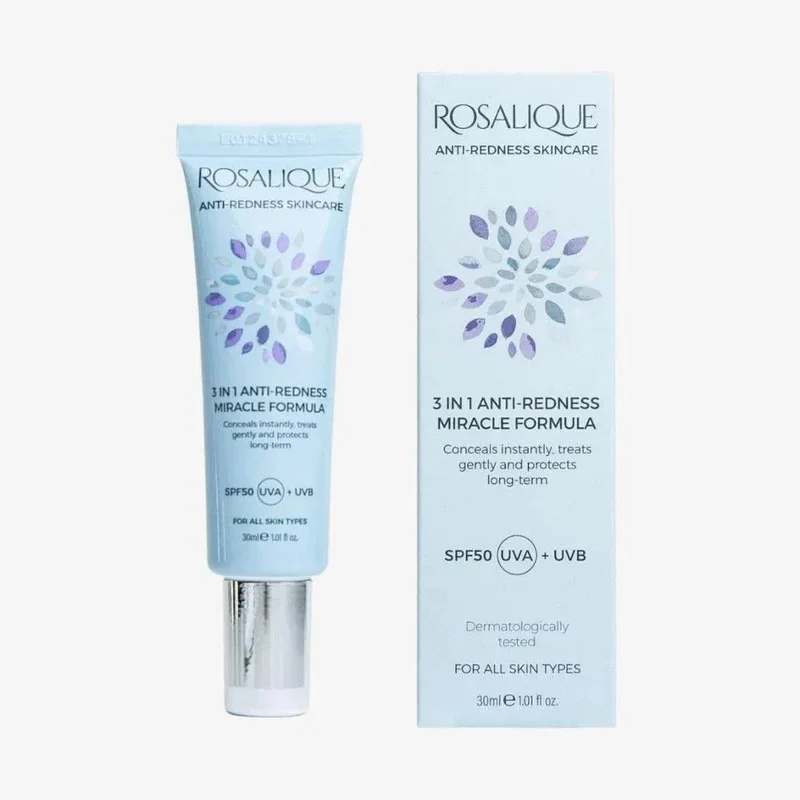 Rosalique 3 in 1 Anti Redness Miracle Formula SPF50 crema anti-rossore 30ml