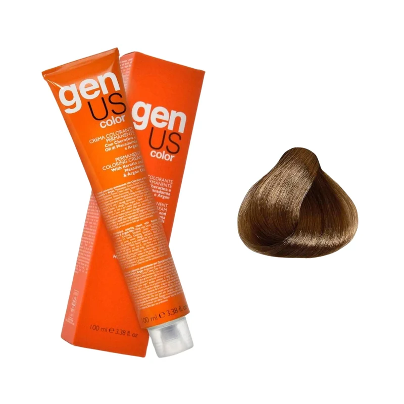 GenUs Color 7.0 Biondo - Crema Colorante Permanente - 100ml