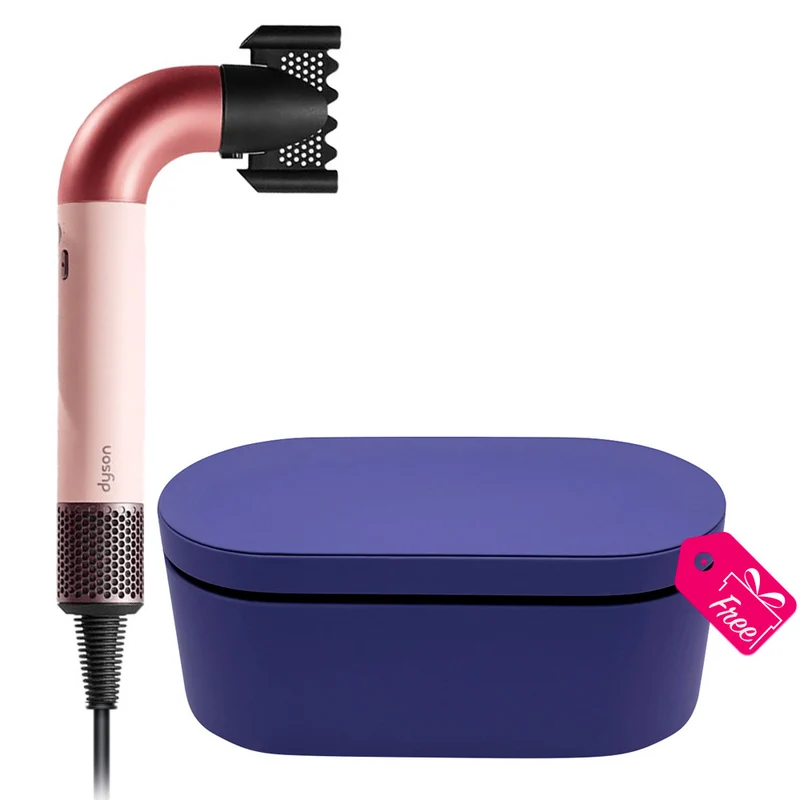 Dyson Supersonic R Rosa Cipria/Oro Rosa Capelli Mossi + Cofanetto Viola OMAGGIO