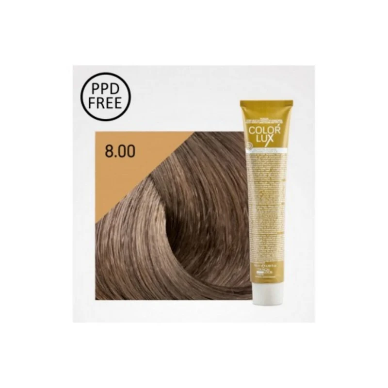 Design Look Color Lux Crema Colorante 8.00 Biondo Chiaro Intenso 100 ml