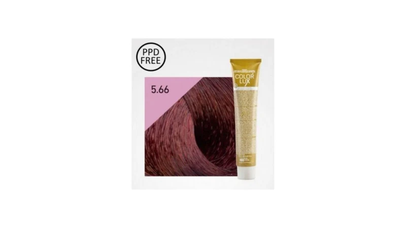 Design Look Color Lux Crema Colorante 5.66 Castano Chiaro Rosso Intenso 100 ml