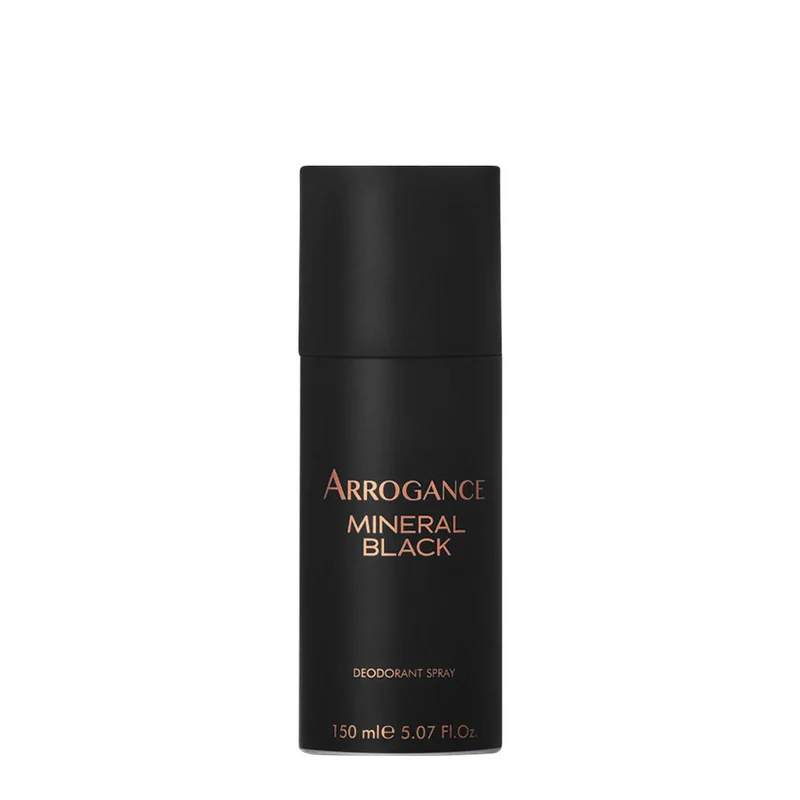 Arrogance Mineral Black Deo 150ml - deodorante