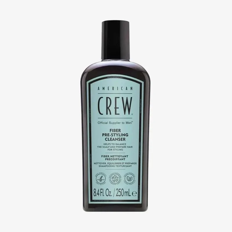 American Crew Fiber Pre-Styling Cleanser capelli uomo da fini a medi 250ml