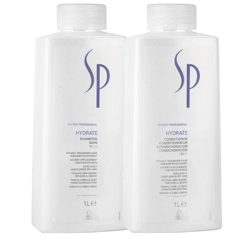 Wella SP Hydrate Shampoo 1000ml Conditioner 1000ml