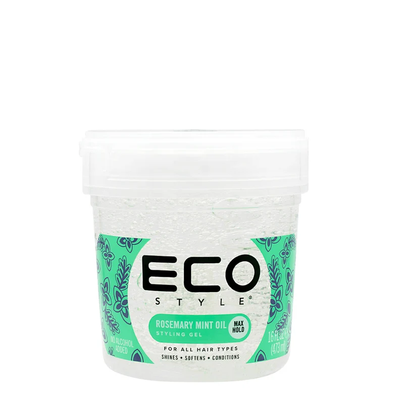 Eco Style Rosemary Mint Oil Styling Gel Max Hold 473ml - gel tenuta forte