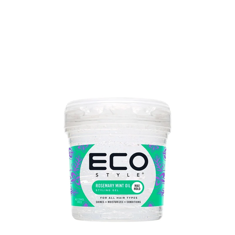 Eco Style Rosemary Mint Oil Styling Gel Max Hold 237ml - gel tenuta forte