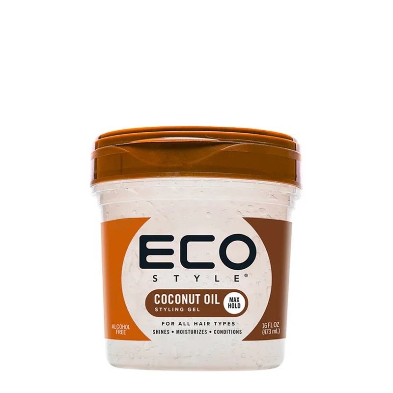 Eco Style Coconut Oil Styling Gel Max Hold 473ml - gel tenuta forte