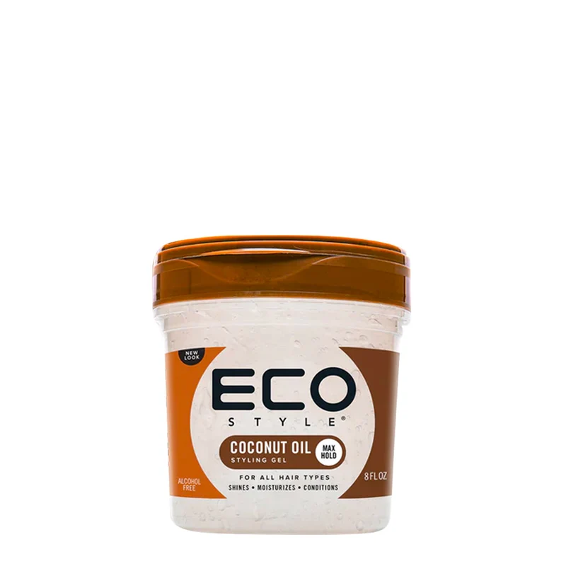 Eco Style Coconut Oil Styling Gel Max Hold 237ml - gel tenuta forte
