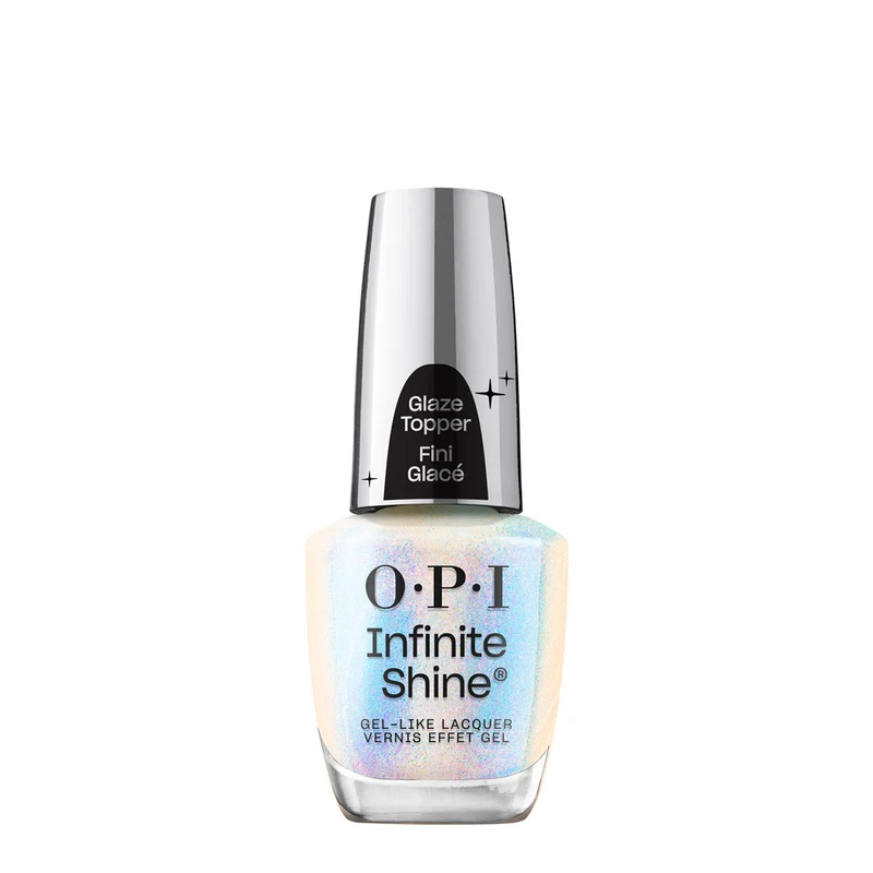 OPI Infinite Shine Glaze Toppers Holo and Behold 15ml - topper blu viola