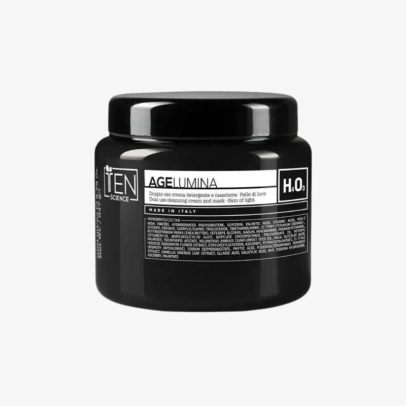 TEN Doppio Uso Crema Detergente e Maschera Pelle di luce 250ml
