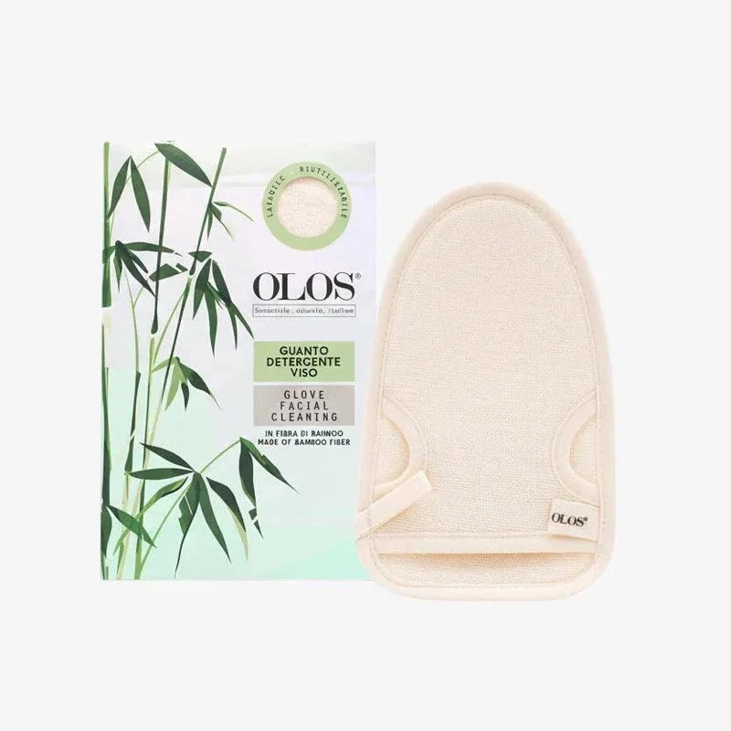 Olos Guanto Detergente Viso in fibra di bamboo