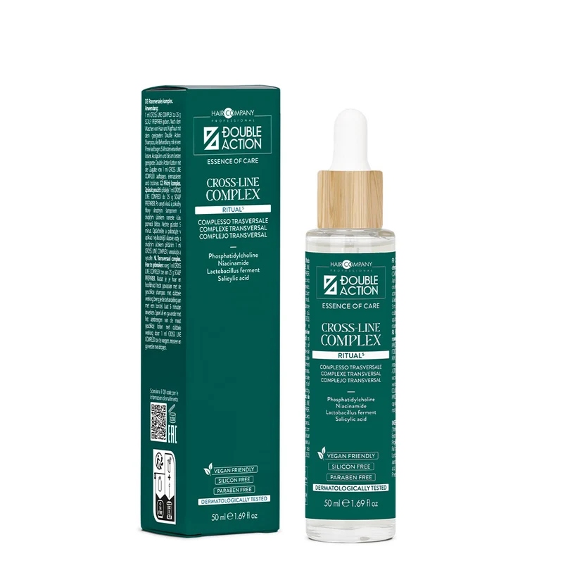 Hair Company Double Action Cross Line Complex 50ml - trattamento ristrutturante