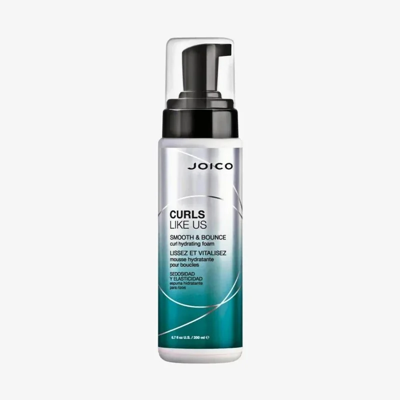 Joico Curls Like Us Smooth & Bounce Curl Hydrating Foam schiuma capelli ricci 200ml