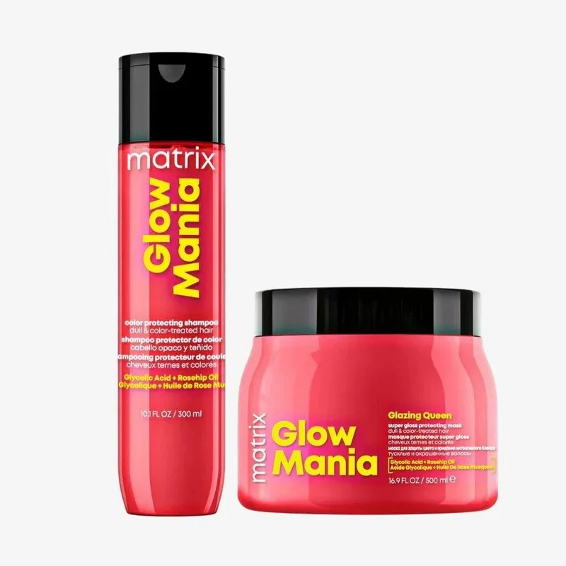 Glow Mania Kit Shampoo e Mask Matrix capelli colorati