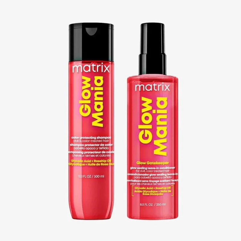 Glow Mania Kit Shampoo e Balsamo Spray Matrix capelli colorati