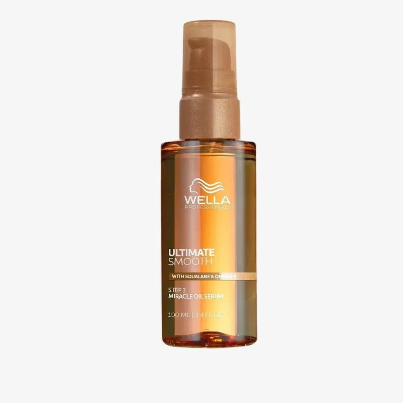 Wella Professionals Ultimate Smooth Oil Serum - Olio capelli crespi lisciante 100ml