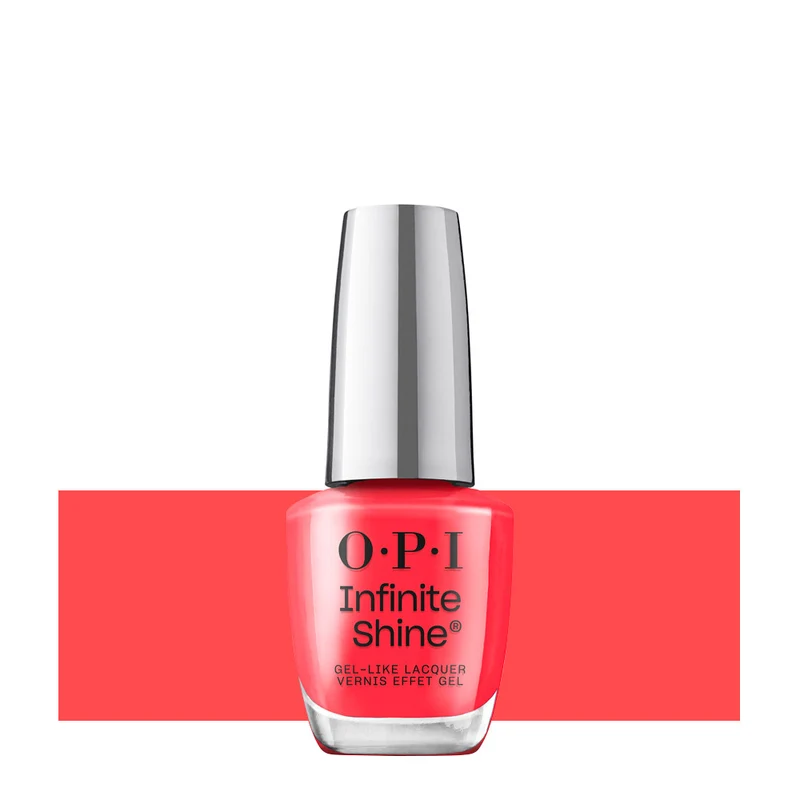 Opi Infinite Shine Summer Collection Pack a Cherry‑on Bag 15ml - smalto a lunga durata ciliegia