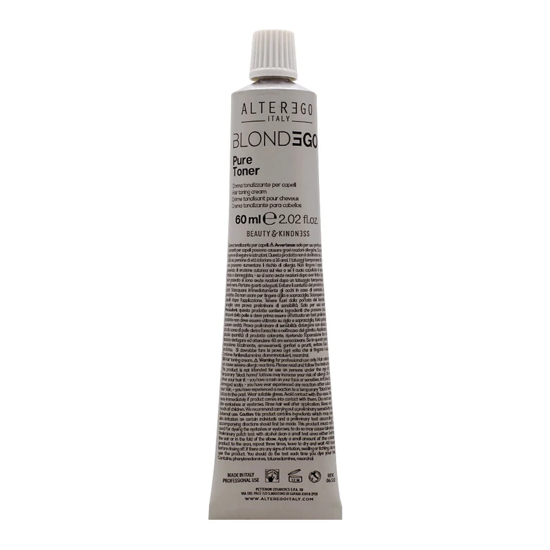 Alterego Blondego Pure Toner White Bianco 60ml - crema tonalizzante e colorante