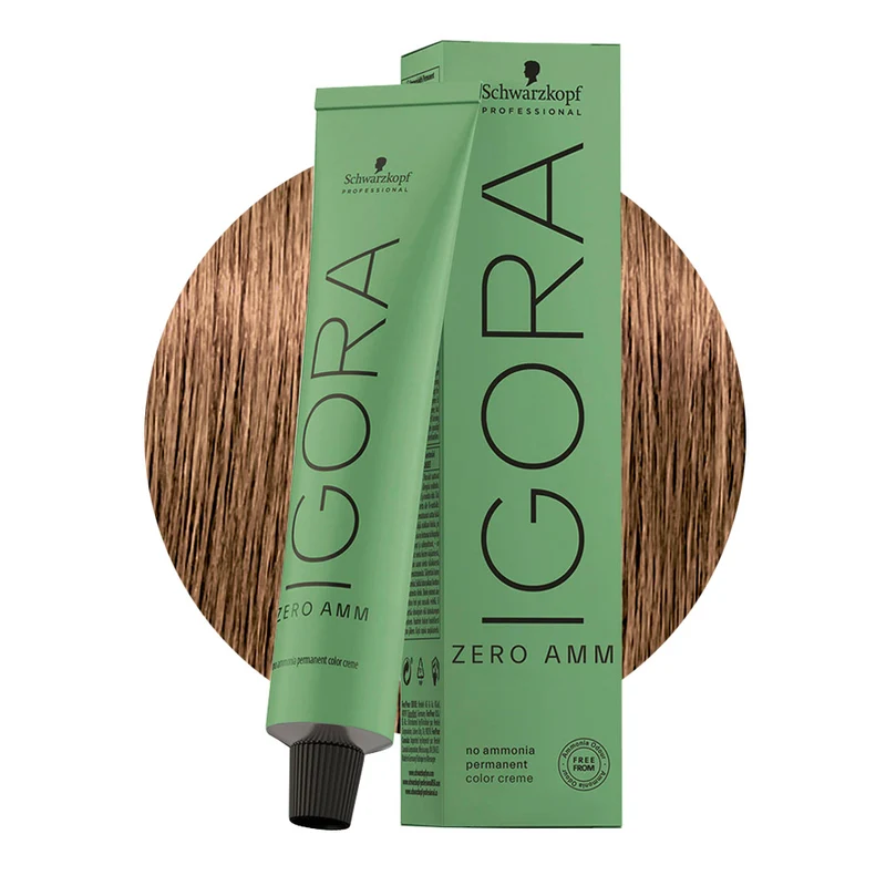 Schwarzkopf Igora Zero Amm 7-50 Biondo Medio Dorato Naturale 60ml - colorazione permanente senza ammoniaca