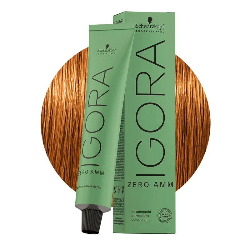 Schwarzkopf Igora Zero Amm 7-67 Biondo Medio Cioccolato Rame 60ml - colorazione permanente senza ammoniaca