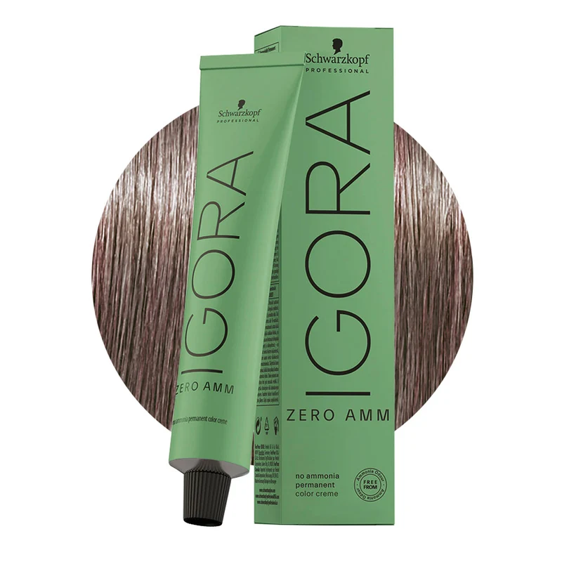 Schwarzkopf Igora Zero Amm 8-19 Biondo Chiaro Cendrè Violetto 60ml - colorazione permanente senza ammoniaca